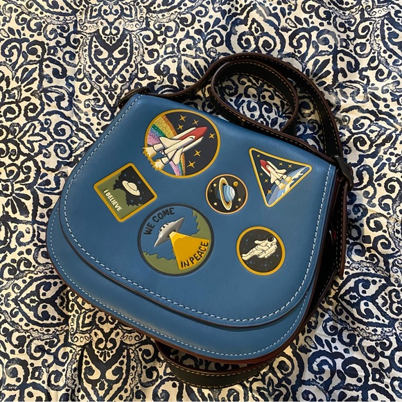 Coach Handbags - Coach x NASA Leather Crossbody